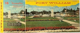 Greetings from Fort William, Ontario, vintage book of post cards - £15.65 GBP