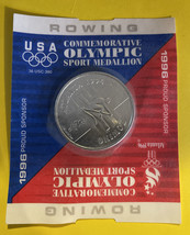 1996 USA Olympic Commemorative Collectors Coin Sport Medallion - Rowing-... - £4.34 GBP