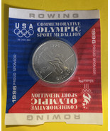 1996 USA Olympic Commemorative Collectors Coin Sport Medallion - Rowing-... - £4.35 GBP
