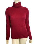 Ann Taylor Women&#39;s Funnel Neck Sweater Cashmere Magenta Small - €28,63 EUR