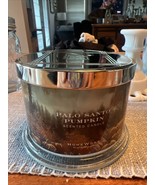 NEW HOMEWORX BY SLATKIN &amp; CO PALO SANTO CANDLE-14OZ Triple Wick - €30,37 EUR