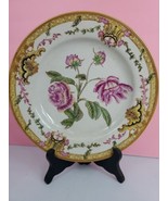 10 1/4&quot; Wong Lee WL 1895 Crackled Porcelain Floral Pattern Fine Pottery ... - $35.99