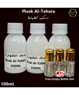 Musk Al Tahara 100ML White Misk Oil Pure Thick Perfume Oil arabic مسك... - £20.75 GBP+