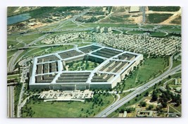 Aerial View Pentagon Building Washington DC UNP Chrome Postcard N15 - $4.90