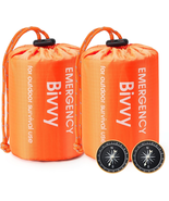 Emergency Sleeping Bag, Portable Emergency Blanket Thermal Bivy Sack, Wa... - $15.86 CAD