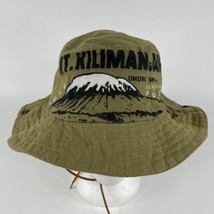 Vintage Mt. Kilimanjaro Safari Bucket Hat Green Tanzania Pole Uhuru 5895... - $15.00