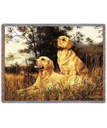 72x54 GOLDEN RETRIEVER Dog Canine Nature Tapestry Throw Blanket - £50.77 GBP
