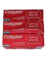 Three (3) Pack ~ Colgate ~ OPTIC WHITE ~ Stain Fighter ~ Toothpaste ~ 4.... - $464.03 MXN