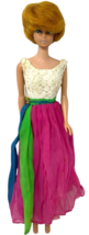 1960's Blonde Bubble Cut Barbie White Lips in 1965 "Fraternity Dance" #1638 image 3