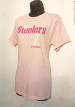 NFL Pittsburgh Steelers Women&#39;s Pink T Shirt size S Football Ben Roethlisberger - £12.40 GBP
