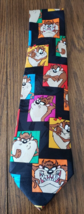 Looney Tunes Mania Taz -Tasmanian Devil Many Expressions Black Neck Tie - $9.89