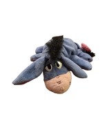 Eeyore Plush Stuffed Animal Disney Mattel Arcotoys Pink Bow Tail 12” Vin... - $309.23 MXN