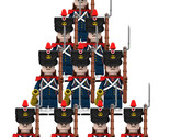 French Revolutionary Wars French Artillery Infantry C 10 Minifigures Lot - $19.89
