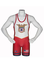 All New Cliff Keen Usa Wrestling Singlet Scarlet Sublimated S79CKEGL Best Value - £75.93 GBP