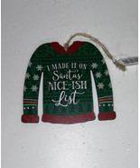 (6) I MADE IT ON SANTAS LIST-Christmas Ornament by P. Graham  Dunn - €6,61 EUR