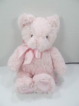 The Bearington Collection 12” Baby’s First Bear Teddy Pink Stuffed Plush... - $16.83