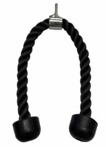 Tricep Rope Attachment Cable Machine Handle Fitness Pulldown Pushdown 27” - £13.15 GBP