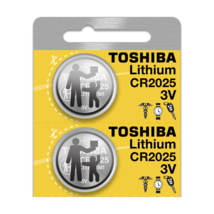 Toshiba CR2025 3V Lithium Coin Cell Battery (2 Batteries) - $3.29