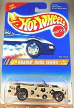 1995 Vintage Hot Wheels #302 Roarin&#39; Rods Series 4/4 MINI TRUCK Tan TanBase w5Sp - $8.00