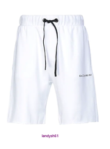Gazzarrini Men&#39;s White Cotton Shorts Bermuda Felpa Italy Sz 2XL - $97.03
