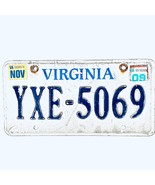 2009 United States Virginia Base Passenger License Plate YXE-5069 - $16.82