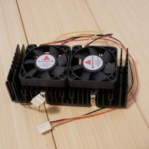 AAVID DUAL Fan CPU Cooler for Intel Pentium II Slot 1 AMD Athlon, Ball B... - $23.36