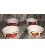 Royal Norfolk Set of 4 Bowls Fall Leaves &amp; Acorns Autumn Soup Cereal-SHI... - €42,86 EUR