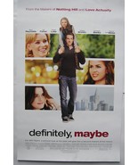 DEFINITELY, MAYBE 2007 MOVIE POSTER 17*11 INCH RYAN REYNOLDS ISLA FISHER... - $26.44 CAD