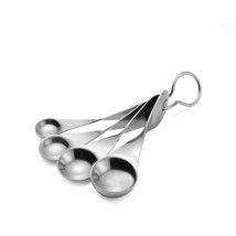 Nambe Twist Collection Stainless Steel Measuring Spoon Set - Silver - £46.65 GBP