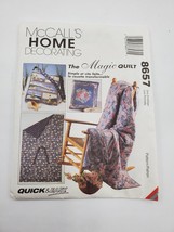 McCall&#39;s Sewing Pattern Home Decorating The Magic Quilt Package 8657 Quick Easy - £6.24 GBP
