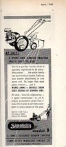 1948 Print Ad Simplicity Model D Home &amp; Garden Tractors Port Washington,WI - £7.78 GBP