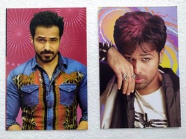2 x Actor de Bollywood Emraan Hashmi Original Postal Postales India Star - $9.24
