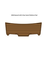 2008 MasterCraft X-Star Swim Platform Pad Boat EVA Foam Faux Teak Deck F... - $407.17 CAD