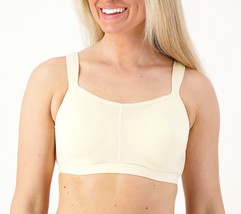 Breezies Comfort Zone Full Coverage Underwire T-Shirt Bra Champagne, 40D - £17.26 GBP