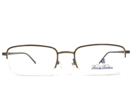 Brooks Brothers Eyeglasses Frames BB414 1219 Brown Rectangular 52-18-140 - £58.64 GBP