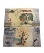 2017 Madagascar 200 Ariary Banknote UNC Madagascar Palm Waterfall - $2.13