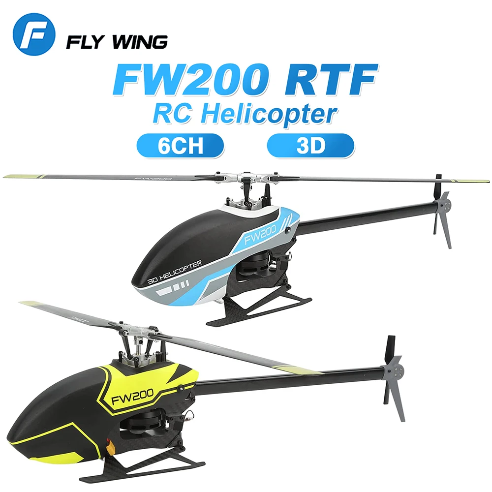 Fly Wing FW200 RC Helicopter GPS 6CH 3D APP Automatic Return Brushless Remote - £487.80 GBP+