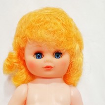 Girl Doll Body Blond Yellow Hair 13.5&quot; Caucasian Blue Eyes Open Close - £18.16 GBP
