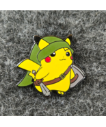 Pikachu dressed as Link Enamel Pin - Backpack Lapel Hat Bag Lanyard Pokemon - $162.50 MXN