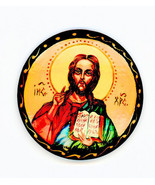 Russo Dipinto a Mano Spille Di Religiosa Saints_Spilla_02 , Gesù Cristo - £9.34 GBP