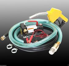 12V Bio Diesel Kerosene Fuel Transfer Direct Pump Kit W/Automatic Nozzle... - $89.99