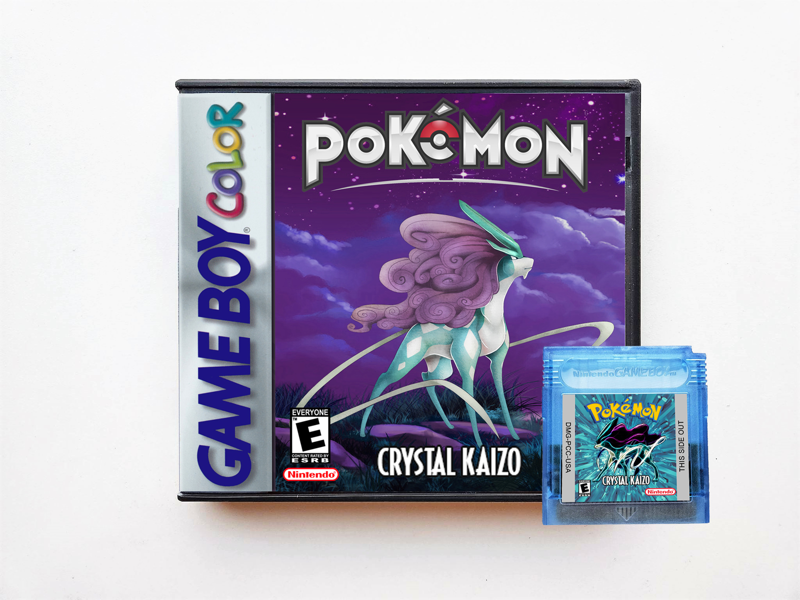 Pokemon Crystal  Kaizo - Hard Difficulty - Gameboy Color (GBC / GBA) USA