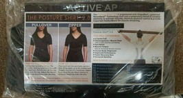 Women's AlignMed Posture Correcting Shirt 2.0 Neuroband Technology Black X-Small - £37.94 GBP