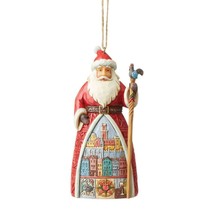 Jim Shore Portuguese Santa Ornament Hanging 4.7" High Christmas Collectible image 1