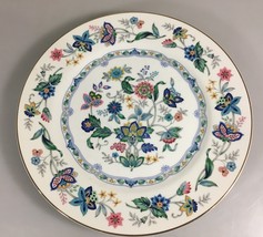 Andrea by Sadek Garden of India China Dinner Plate 10.5&quot; Gold Rim Made i... - $25.97