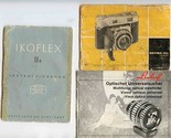Ikoflex II A Retina IIIC &amp; Linhof Optical Viewfinder Instruction Booklet... - $17.82