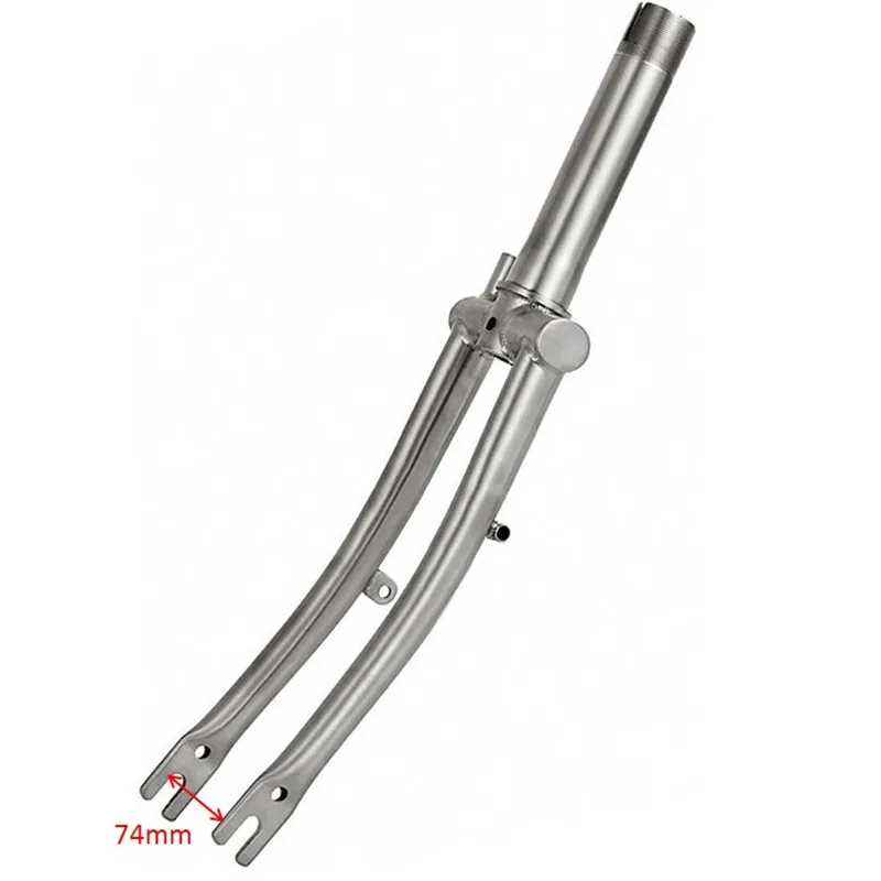 Titanium Bike Fork For  Bicycle Front Fork Rear Triangle Fe Lightweight 16&quot;  Siz - £188.85 GBP