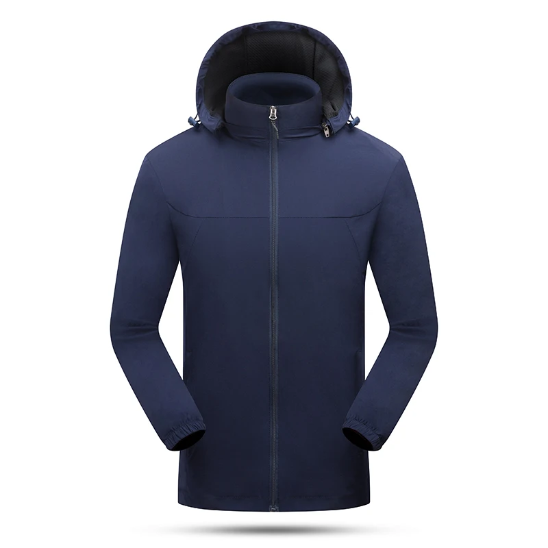 8XL Plus Size Men   Stormsuit Outdoor Windproof Trend Solid Color Simple Wear Me - £143.57 GBP
