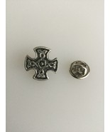 St Cuthberts Cross Pewter Lapel Pin Badge Handmade In UK - £5.90 GBP