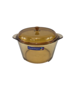 Luminarc Vitroflam Blooming Heat Resistany Glass Casserole Pot w Lid - $2,858.07 MXN